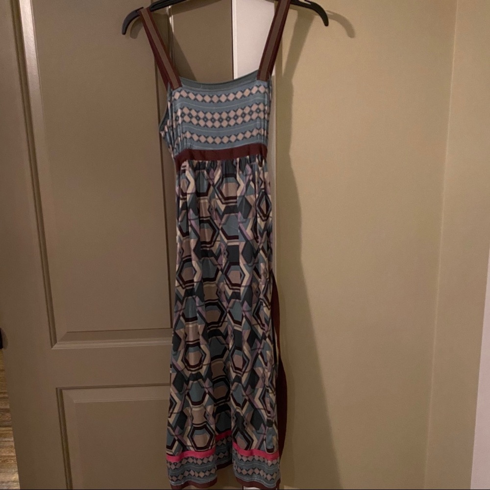 A Common Thread Silk Dress Medium